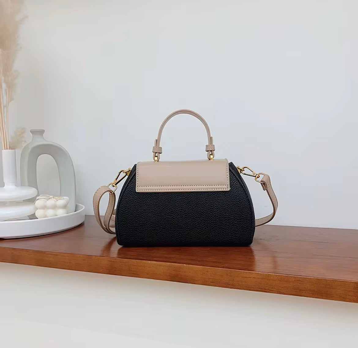 Vintage borsa a mano e tracolla