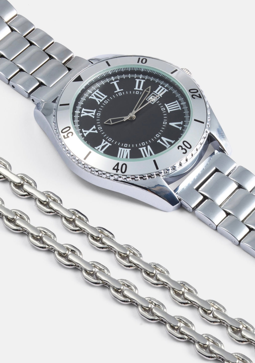 Set orologio da polso con la collana